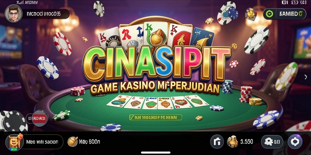 Tampilan gameplay kasino yang menarik di CINASIPIT.