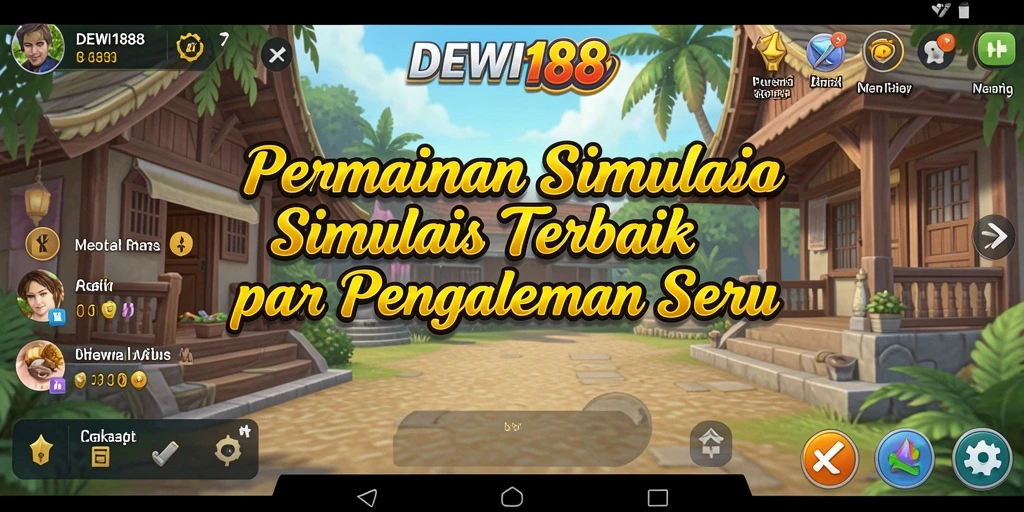 Tampilan gameplay DEWI188 yang menarik dan menawan.