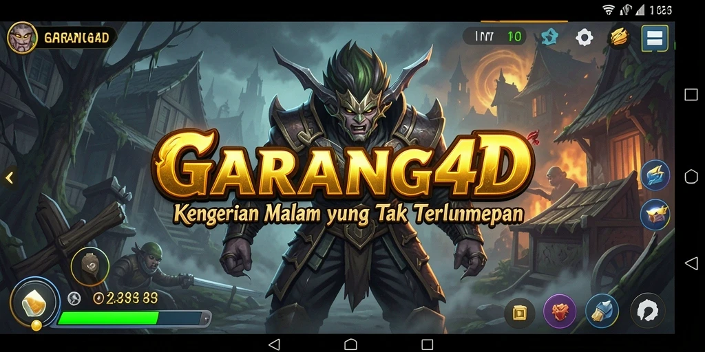 Tangkapan layar dari gameplay mencekam GARANG4D dengan suasana menyeramkan.