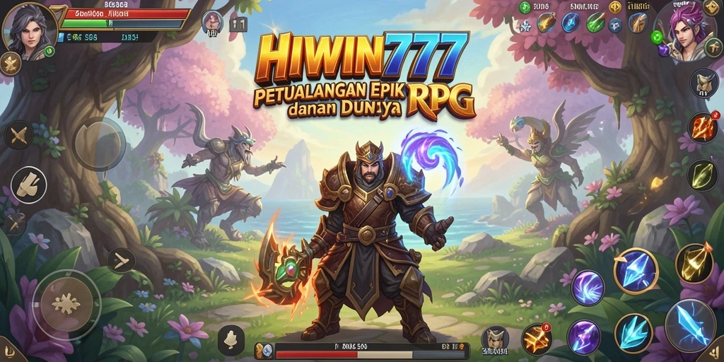 Tampilan menarik dari gameplay RPG HIWIN777 yang penuh aksi.