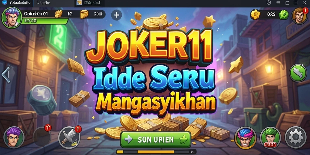 Tampilan menarik dari gameplay JOKER11 yang menunjukkan karakter dan aktivitas Idle.