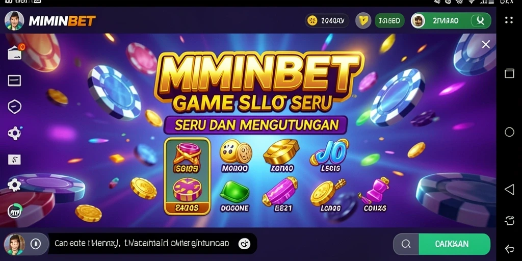 Screenshot gameplay MIMINBET yang seru dan penuh warna.