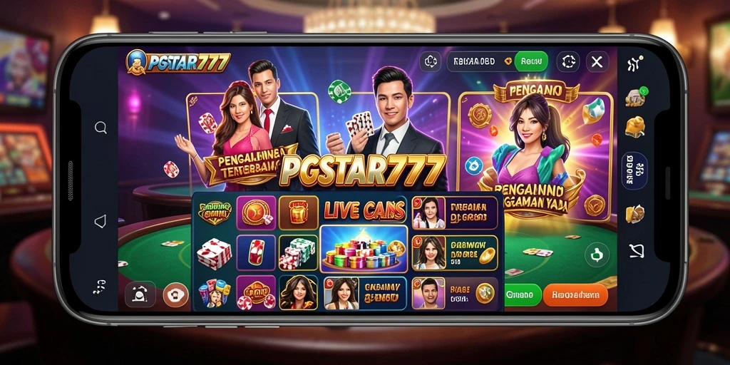 Tampilan gameplay Live Casino yang menegangkan dan interaktif.