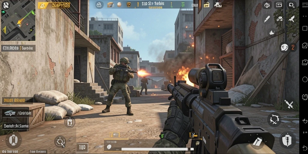 Tampilan gameplay mendebarkan dari SIAP108 dengan aksi TPS yang seru.