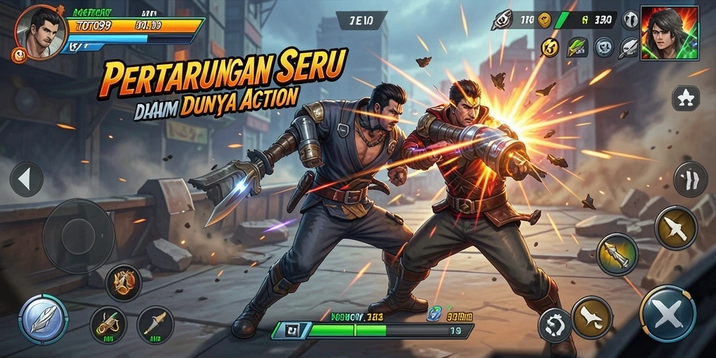 Tampilan seru dari gameplay TOTO99 yang menunjukkan pertarungan epic.